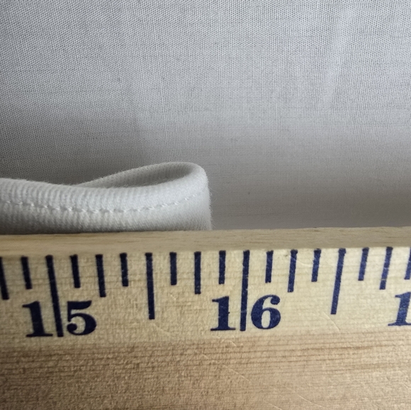 NWT Spanx Women's White Elastic Waist Flare Jeans Sz L Petite - Picture 7 of 10